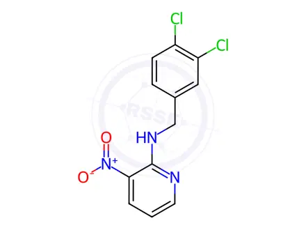 Chemical structure of N-(3,4-Dichlorobenzyl)-3-nitropyridin-2-amine