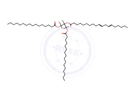 Chemical structure of 16:0-19:2-16:0 TG-D5