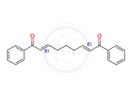 Chemical structure of (2E,7E)-1,9-diphenylnona-2,7-diene-1,9-dione