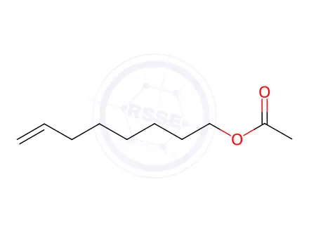 Chemical structure of 7-Octenyl Acetate