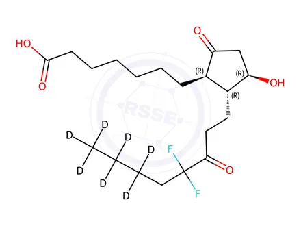 Chemical structure of Lubiprostone D7