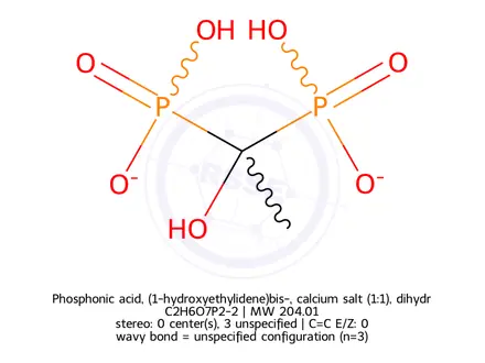 Chemical structure of Etidronate Disodium