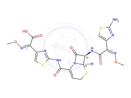 Chemical structure of Ceftizoxime Impurity 53