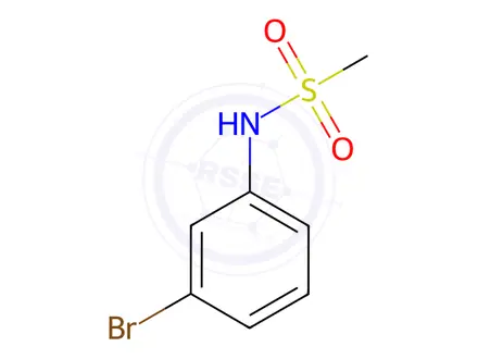 Chemical structure of N-(3-Bromophenyl)methanesulfonamide
