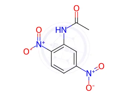 Chemical structure of N-(2,5-dinitrophenyl)acetamide