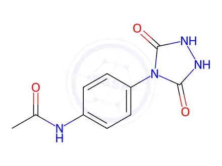 Chemical structure of N-(4-(3,5-Dioxo-1,2,4-triazolidin-4-yl)phenyl)acetamide