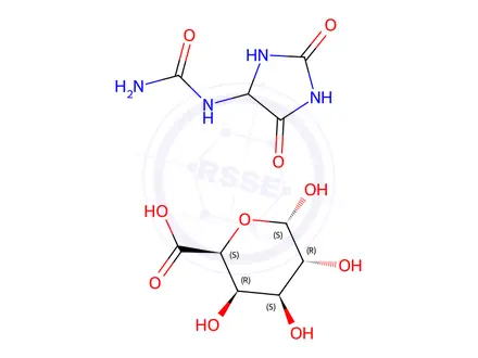 Chemical structure of ALLANTOIN POLYGALACTURONIC ACID