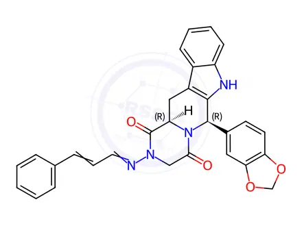 Chemical structure of N-phenylpropenyl Tadalafil