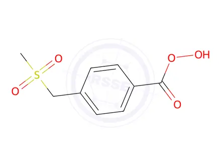Chemical structure of 4-((Methylsulfonyl)methyl)benzoperoxoic acid