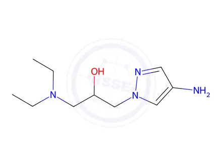 Chemical structure of 1-(4-Amino-1h-pyrazol-1-yl)-3-(diethylamino)propan-2-ol