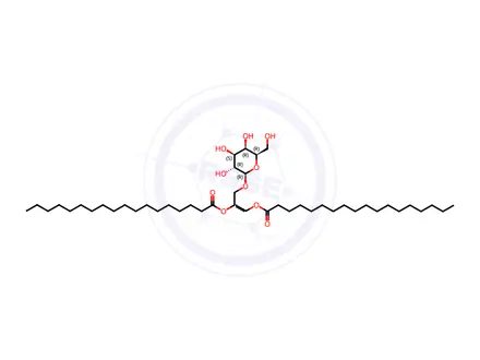 Chemical structure of Galactosyl diglyceride-