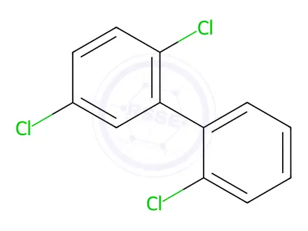 Chemical structure of PCB 18