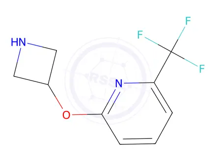 Chemical structure of 2-(azetidin-3-yloxy)-6-(trifluoromethyl)pyridine