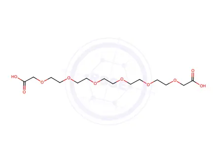 Chemical structure of 3,6,9,12,15,18-Hexaoxaicosanedioic acid