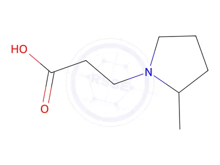 Chemical structure of 3-(2-Methylpyrrolidin-1-yl)propanoic acid