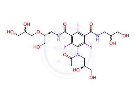 Chemical structure of Iohexol EP Impurity E