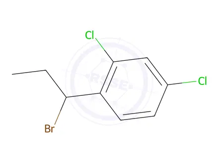 Chemical structure of 1-(1-bromopropyl)-2,4-dichlorobenzene