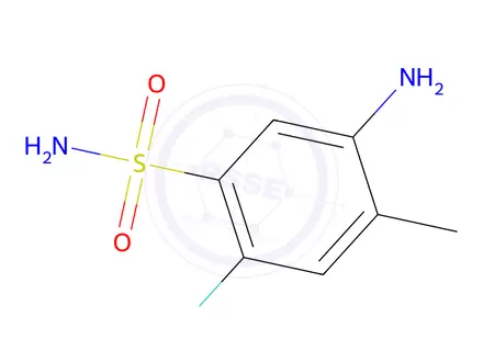 Chemical structure of 5-Amino-2-fluoro-4-methylbenzenesulfonamide
