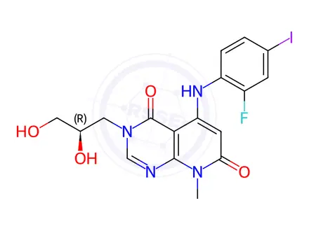 Chemical structure of TAK 733 Impurity 18