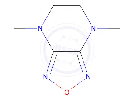 Chemical structure of 4,7-Dimethyl-4,5,6,7-tetrahydro-[1,2,5]oxadiazolo[3,4-b]pyrazine