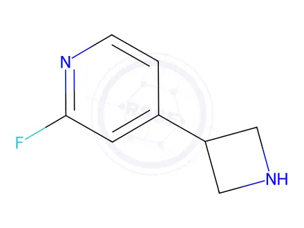 Chemical structure of 4-(Azetidin-3-yl)-2-fluoropyridine