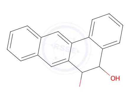 Chemical structure of benzanthracene-5,6-dihydrodiol