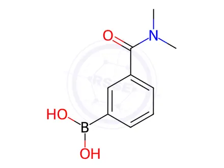 Chemical structure of 3-(N,N-Dimethylaminocarbonyl)phenylboronic acid