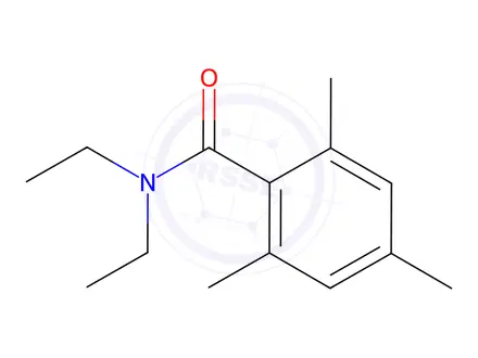Chemical structure of N,N-Diethyl-2,4,6-trimethylbenzamide