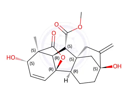 Chemical structure of Gibberellin Related Compound (510-50-9)