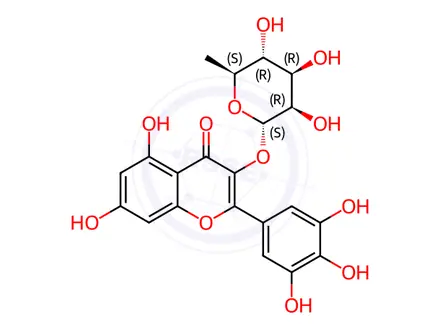 Chemical structure of Myricitrin