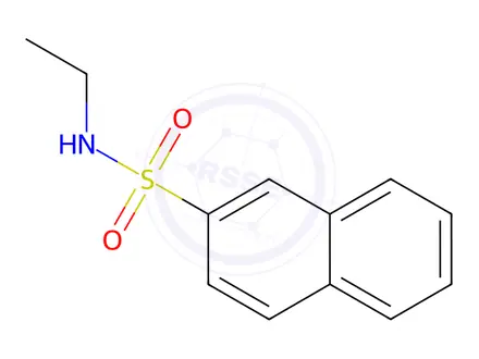 Chemical structure of N-ethylnaphthalene-2-sulfonamide