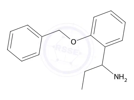 Chemical structure of 1-(2-(Benzyloxy)phenyl)propan-1-amine