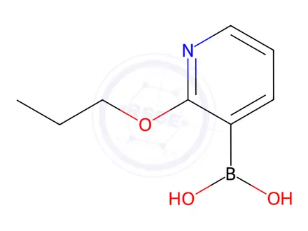 Chemical structure of (2-Propoxypyridin-3-yl)boronic acid