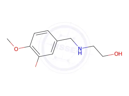 Chemical structure of 2-((3,4-Dimethoxybenzyl)amino)ethanol