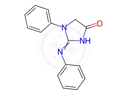 Chemical structure of 2-ANILINO-1-PHENYLIMIDAZOLIN-4-ONE