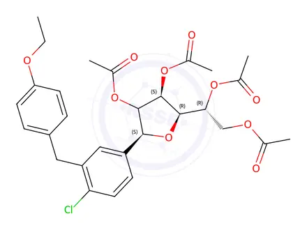 Chemical structure of Dapagliflozin Impurity 53
