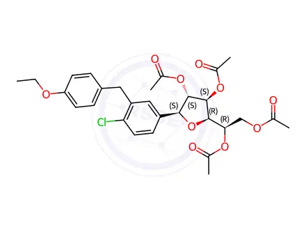 Chemical structure of Dapagliflozin Impurity 340