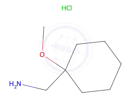 Chemical structure of (1-methoxycyclohexyl)methanamine hydrochloride