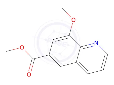 Chemical structure of Methyl 8-methoxyquinoline-6-carboxylate