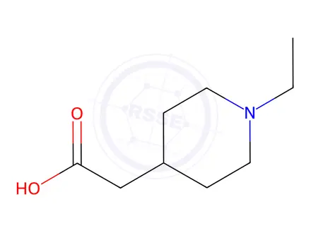 Chemical structure of (1-Ethyl-piperidin-4-yl)-acetic acid