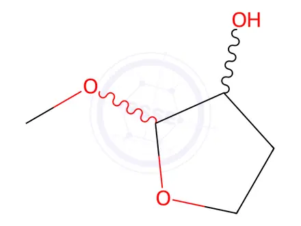 Chemical structure of 3-Hydroxy-2-methoxytetrahydrofuran