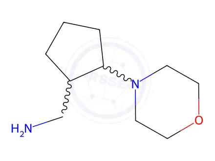 Chemical structure of [2-(Morpholin-4-yl)cyclopentyl]methanamine