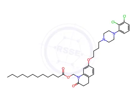 Chemical structure of Aripiprazole Impurity 56 (Aripiprazole lauroxil)