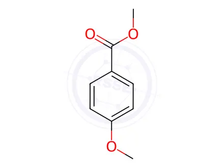 Chemical structure of methyl p-anisate