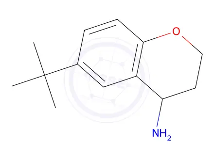 Chemical structure of 6-(Tert-butyl)chroman-4-amine