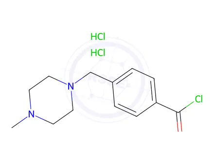 Chemical structure of 4-(4-Methylpiperazin-1-ylmethyl)benzoyl chloride Dichydrochloride