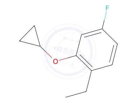 Chemical structure of 2-Cyclopropoxy-1-ethyl-4-fluorobenzene