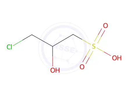 Chemical structure of Sodium 3-Chloro-2-hydroxypropanesulfonate