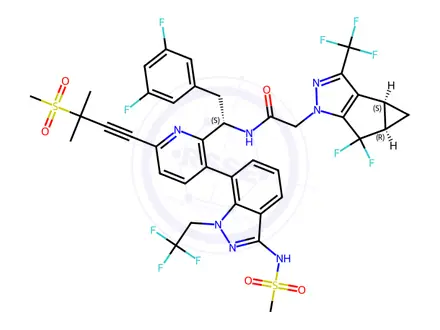 Chemical structure of Lenacapavir Impurity 84