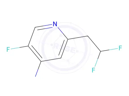 Chemical structure of 2-(2,2-Difluoroethyl)-5-fluoropyridin-4-amine